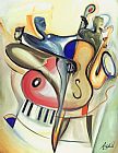 Alfred Gockel Famous Paintings - Bass-ic Instinct